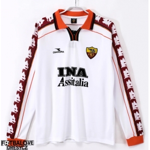 AS Roma 1998-1999 Retro Venkovní Dres Dlouhý Rukáv